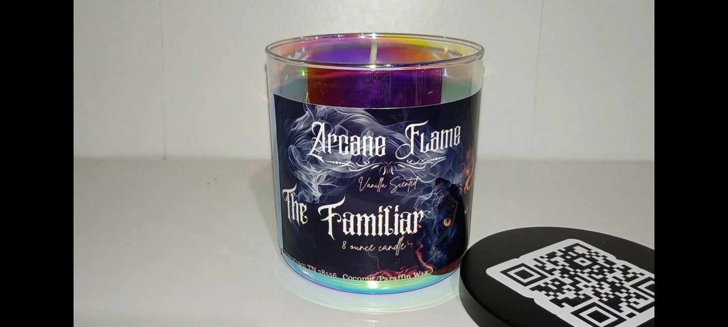 The Familiar – Vanilla Bean, Buttercream, and Sugar Scented Candle | Arcane Flame