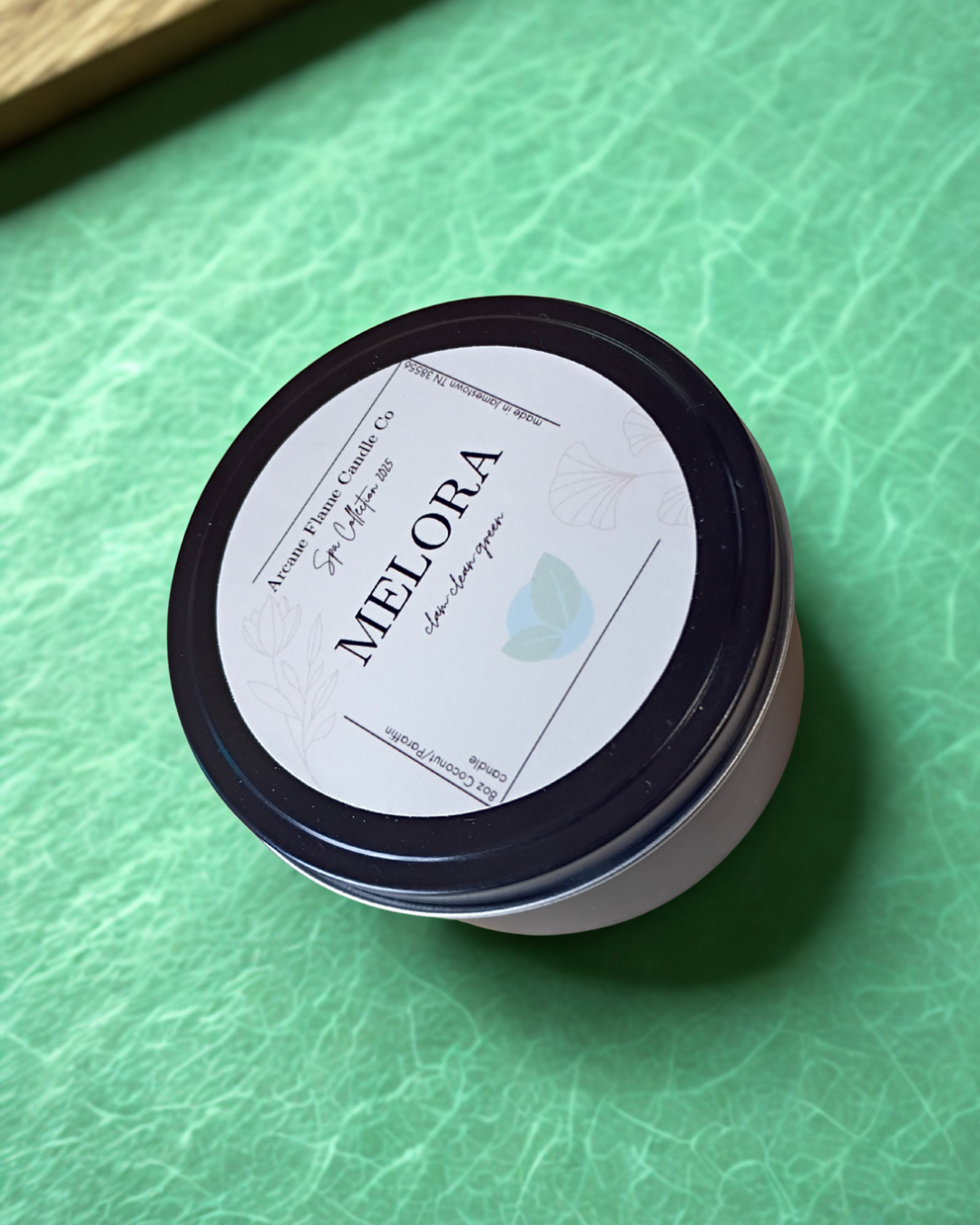 Melora | Spa Candle with Cucumber, Honeydew & Aloe