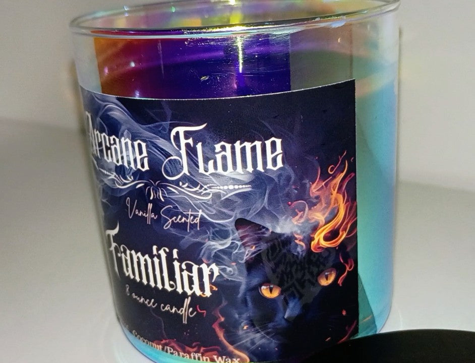 The Familiar – Vanilla Bean, Buttercream, and Sugar Scented Candle | Arcane Flame