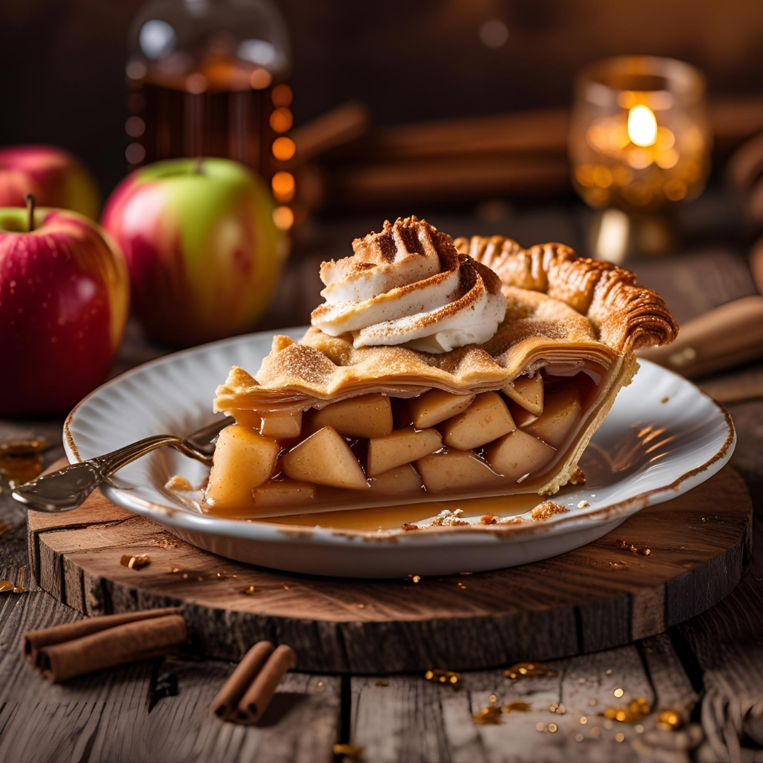 HalfBaked – Apple Maple Bourbon & Vanilla Candle | Fall Dessert Candle