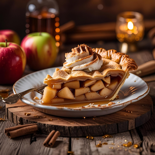 HalfBaked – Apple Maple Bourbon & Vanilla Candle | Fall Dessert Candle
