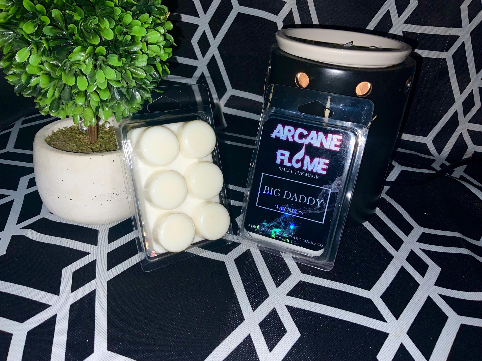 BIG DADDY Hand-Poured Coconut/Soy Wax Melts - Eco-Friendly & Long-Lasting Scents for Your Home