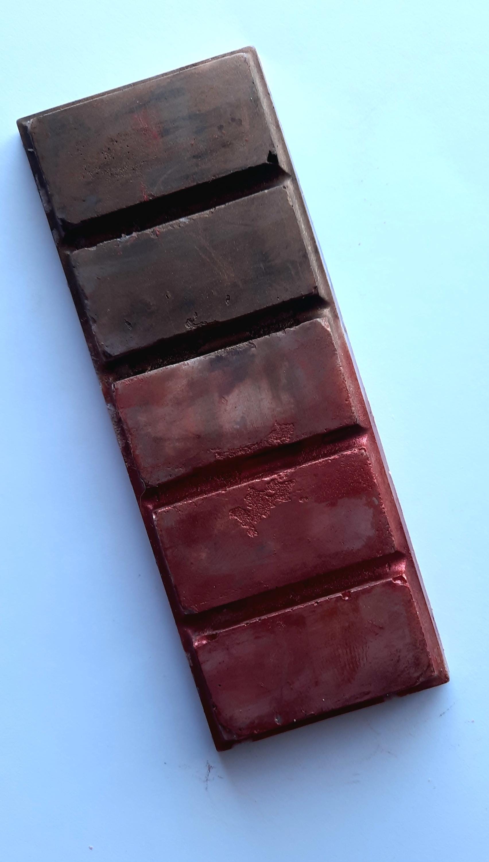 Blood and Chocolate wax chocolate fudge and cherry snap bar