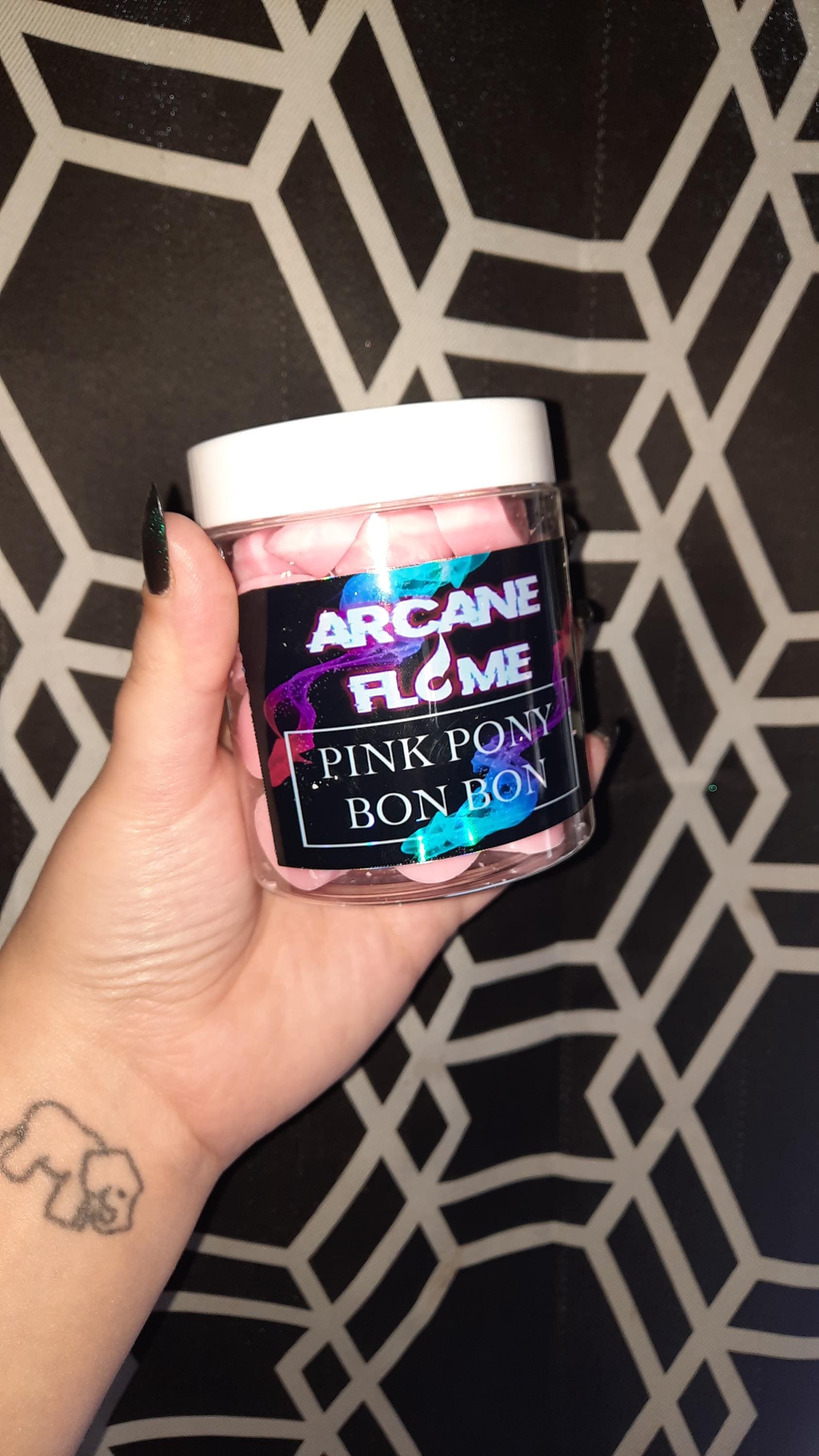 Pink Pony Wax Melt Bon Bons Black Raspberry and Cherry wax melts
