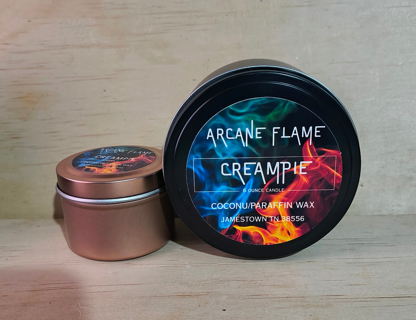 Creampie – Dessert-Inspired Coconut & Paraffin Wax Candle