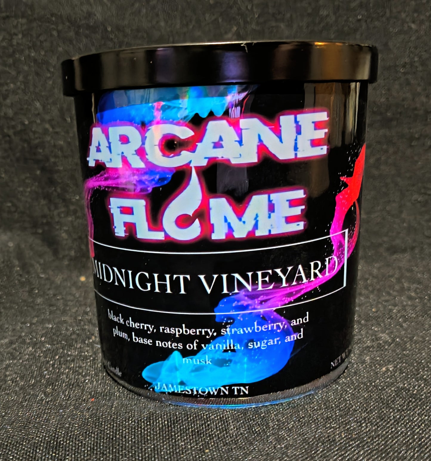Midnight Vineyard Candle – Blackberry, Plum & Amber | Coconut Wax
