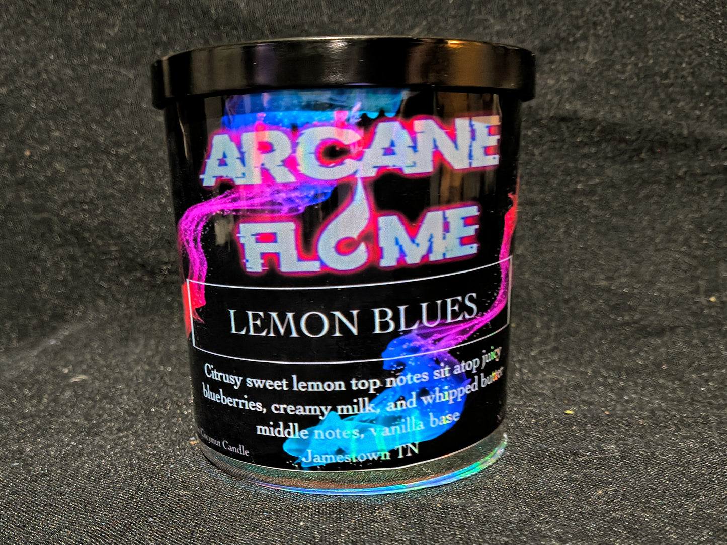 Lemon Blues – Zesty Lemon, Blueberry & Sugar Candle