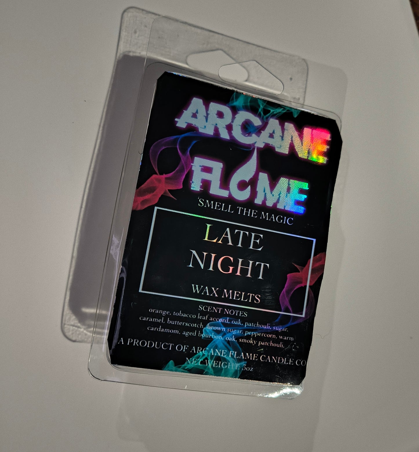 Late Night – Amber, Tonka Bean & Smoked Vanilla Wax Melt