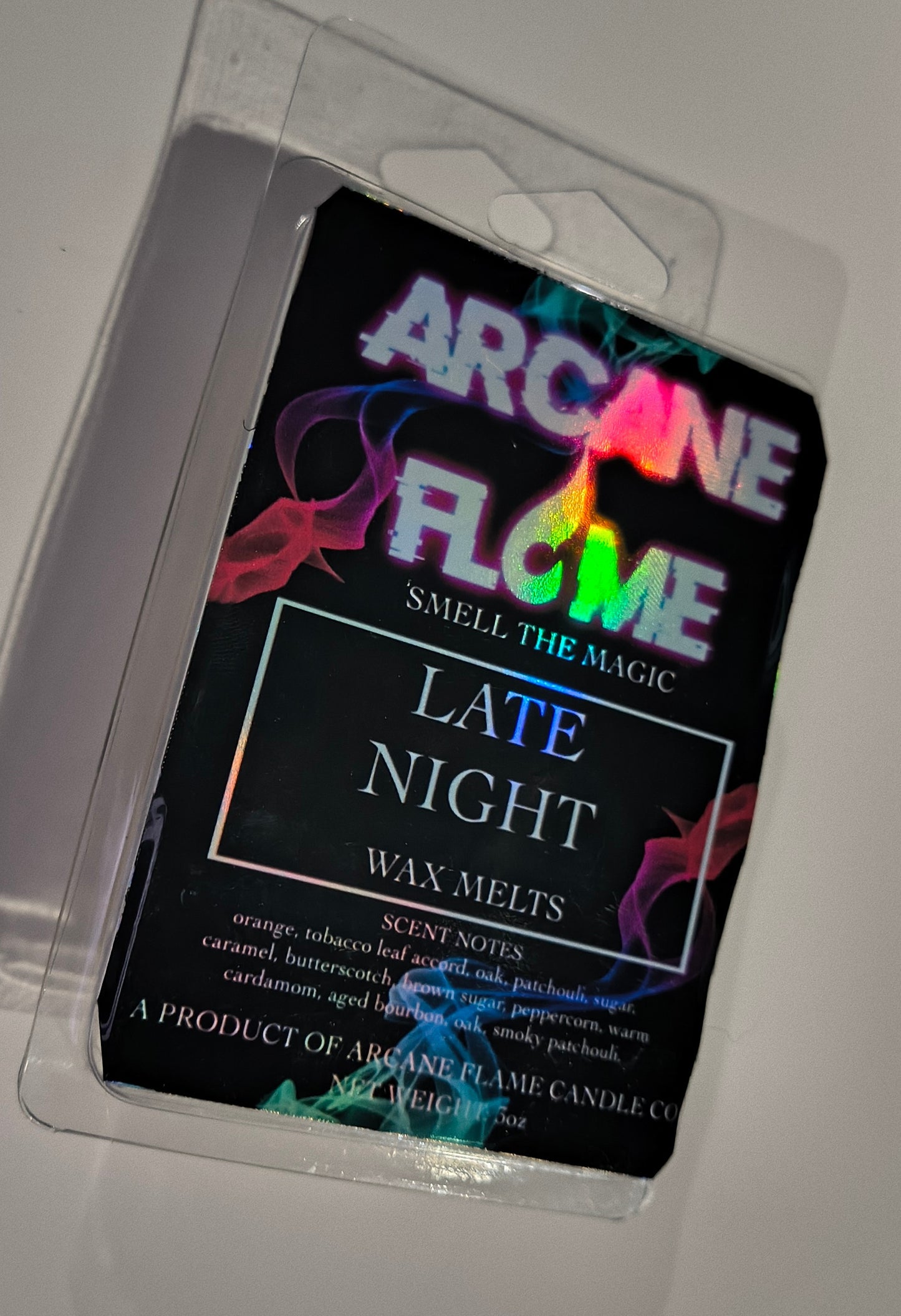 Late Night – Amber, Tonka Bean & Smoked Vanilla Wax Melt
