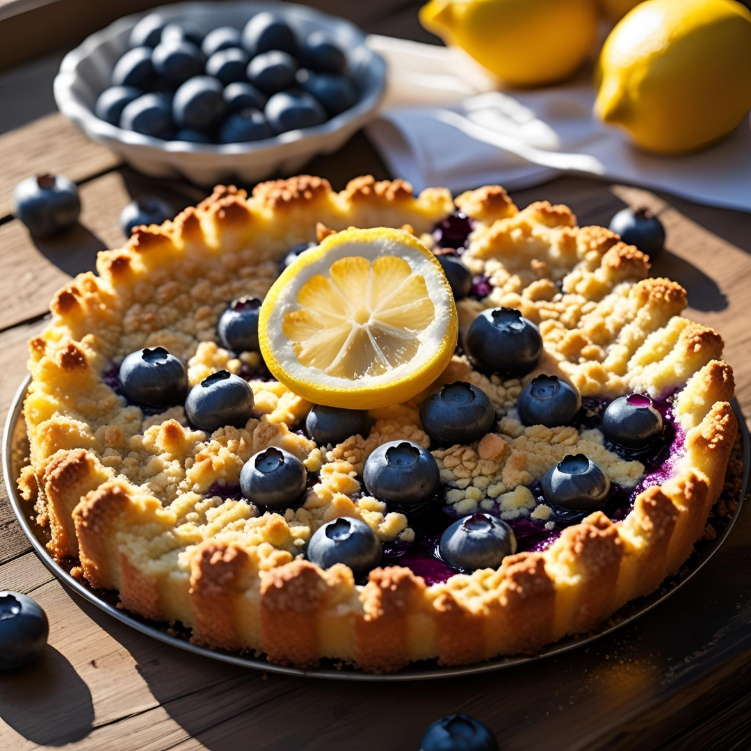 Lemon Blues – Zesty Lemon, Blueberry & Sugar Candle