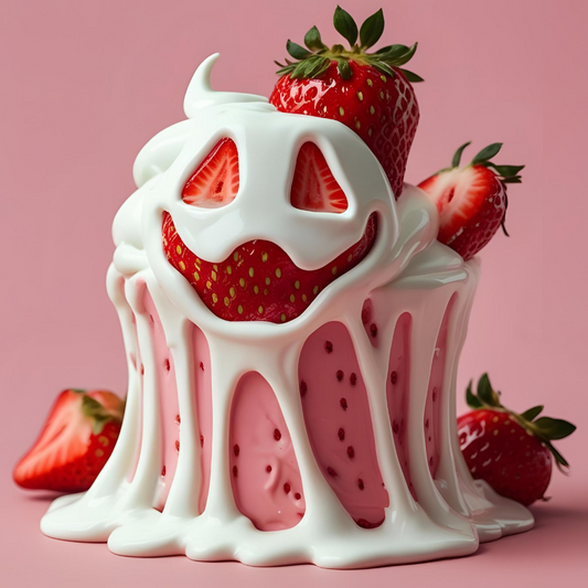Strawberry Scream – Strawberries & Cream Coconut-Paraffin Candle